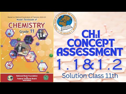 Chemistry 🧪|Class 11th Chapter 1|concept assessments Solution ✅|