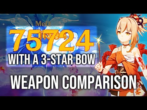 the REAL best F2P bow for yoimiya | testing and analysis