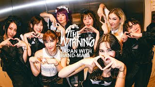 Our first time in Japan with Band-Maid - The Warning Vlog