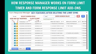 How do I edit google form response?