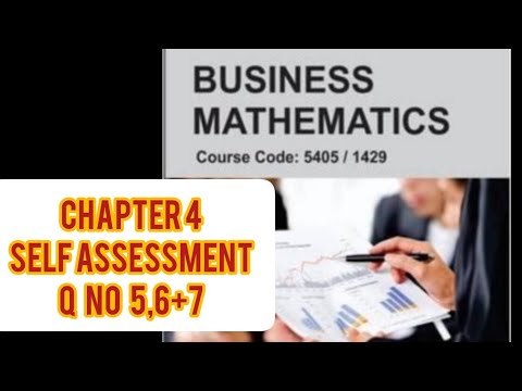 Aiou 1429|chapter 4||Self assessment 4 q no 5,6+7 ||Find equations +slope