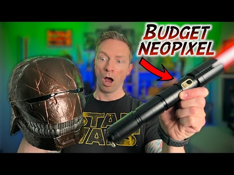 The Stranger Helmet + Budget Neopixel Lightsaber! The Acolyte (ArtSabers)