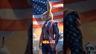bunny in each country #millionviews #trendingshorts #aigenerated #aiart #ustrending #automation