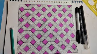 Zentangle art. Doodle art. Drawing. Patterns. Abctraktart. Tangleart.