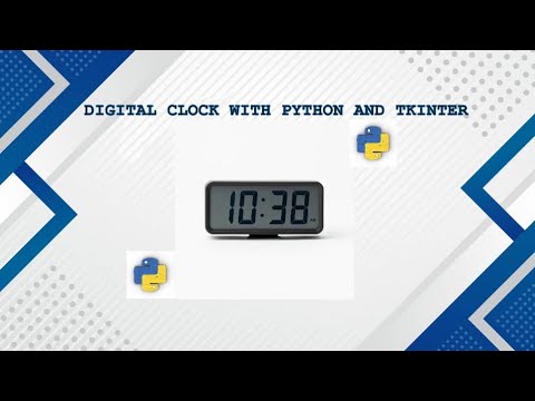 Simple Digital Clock With Python and Tkinter
