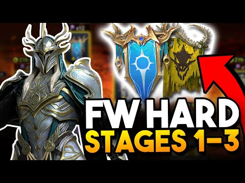 FACTION WARS HARD -  High Elves and Lizardmen (Stages 1-3) | Raid: Shadow Legends