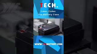 Laser code technology on the battery case