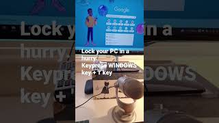 How to lock your PC quickly #pchack #lockscreen