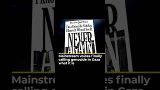 Mainstream voices finally calling genocide in Gaza what it is | LP #shorts