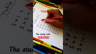 Table of 5 | Math Tricks | The study tale