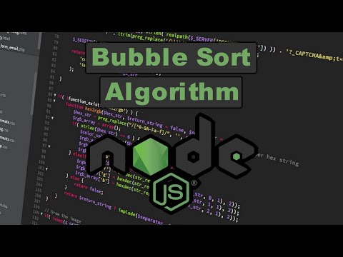 How to Code Bubble Sort in Node js