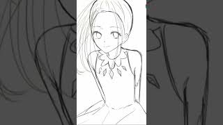 約1年ぶりの投稿#メダリスト #光 #イラスト#狼嵜光 #イラストメイキング