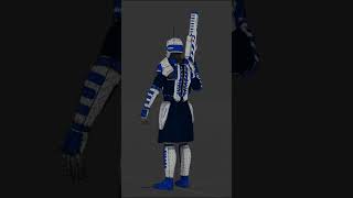 Futuristic Police soldier - Unity Game Ready Asset #gameassets #unity #rigged #scifi #cgtrader