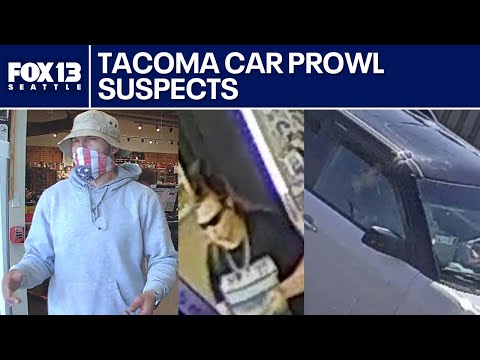 Tacoma police seek help identifying car prowl suspects | FOX 13 Seattle