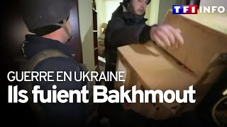 Ukraine : ils fuient Bakhmout, où les combats font rage