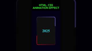 HTML & CSS Animation Effects