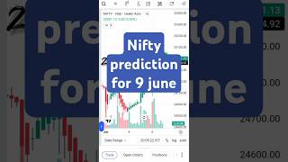 Nifty prediction for tomorrow | Tomorrow market prediction | Nifty analysis for 9 June #nifty