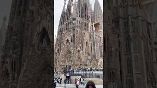 Inside and outside features of La Sagrada familia in 14 secs #sagradafamilia #barcelona