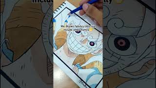 Must include a relative too😭#art#montract#drawing#animeart#anime#onepiece#luffy#shorts#trending