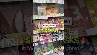 TOP KOREAN SHEET MASKS FOR THE SUMMER HEAT!🔥 #oliveyoung