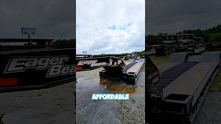 Most affordable lowboy trailer still very rugged #trucking #heavyhaul #heavyequipment #construction