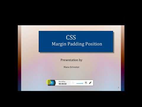 CSS Tutorial -03 - Margin,Padding,Postion,Float and Clear  in Hindi