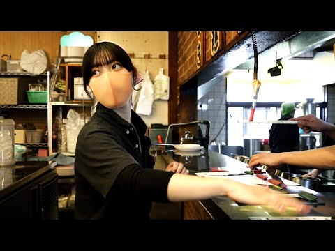 開店から怒涛の注文ラッシュ！看板JKがホールを軽快に回す！国道沿いの巨大ラーメン店に密着！（千葉県/柏の葉キャンパス駅 めん王 若柴本店）