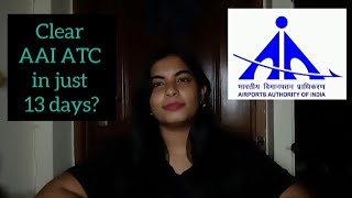 Crack AAI ATC Exam in 13 Days? #aaiatc2025 #atcsyllabus #study #atc2025