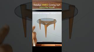 Realistic Interior Design in SketchUp On iPad #shorts #sketchup #3d #sketchuptutorial