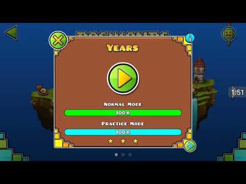 COMPLETING FIRST 1ST WORLD|Geomatry Dash World