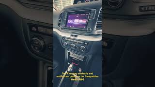Retrofit OEM Wireless Charger in VW Sharan 7N1 2013 with custom slot compartment
