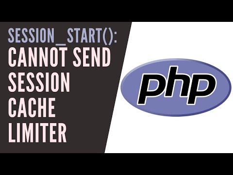 How To Fix : session_start() : Cannot send session cache limiter - headers already sent