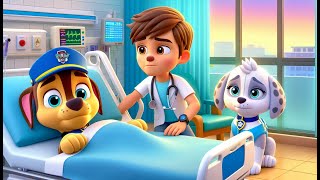 Paw Patrol Ultimate Rescue | Chase is sick, Marshall is SO SAD?! | Very Funny Story | Rainbow 3