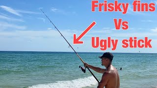 SURF FISHING ROD goes over 100 YARDS Easily!
