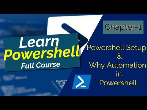 Powershell Setup&Why Automation ? - Powershell FullCourse Part-1 #powershell #education #learning