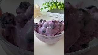 ブルベリーアイス #ダイエット #簡単レシピ #おうちカフェ #ヘルシーおやつ