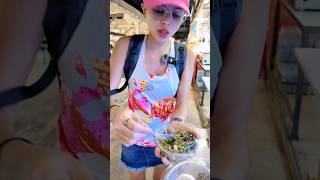 Live shrimp in my mouth !🦐 JODD Fair Thailand 🇹🇭 #joddfairs #thaifood #shorts #youtubeshorts