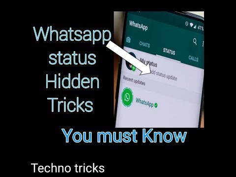 Whatsapp  status tricks and hacks in one video