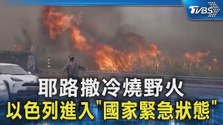 耶路撒冷燒野火 以色列進入「國家緊急狀態」｜TVBS新聞 @TVBSNEWS02