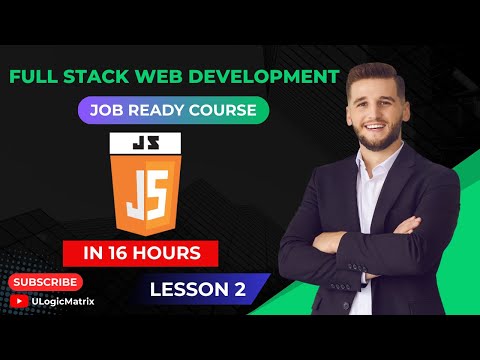 JavaScript Data Types and Variables || Full Stack Development with Practical || Lesson #2
