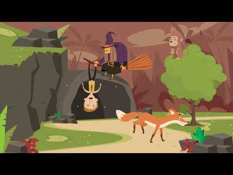 Nala and Witch | a cartoon story for kids | in English |
