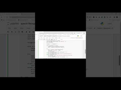 Speech Recognition using Python | Python Projects