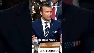 Pentagon Readying Iran Strike Options, Hegseth Says