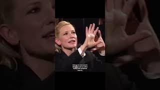 Cate Blanchett on Celebrity #acting #actingtips #actor #actingtechnique