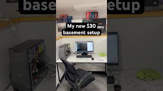 My new $30 setup #tech #pcsetup #pc #techtok #setup #yaptech