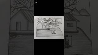 #village #house #scenery #trending #shorts #drawing #art #viralvideo ; please subscribe my channel.