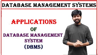 applications of dbms | dbms applications | database management systems | unit 1 btech