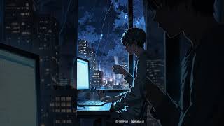 🌧️ Lost in Thought | Rainy Night Aesthetic 🌙✨ #animeaesthetic  #rainynight  #lofivibe