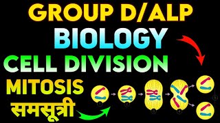 RRB GROUP D | ALP | TECHNICIAN | BIOLOGY | CELL DIVISION | RRB GROUP D SCIENCE PYQ #rrbgroupd2025