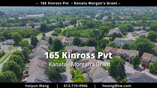 165 Kinross Pvt | Upgraded 3-Bed + Den Townhome in Kanata North 靠近名校 + 全屋升级，拎包入住的卡纳塔北端联排别墅